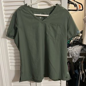 Med couture olive green XL scrubs jogger pants